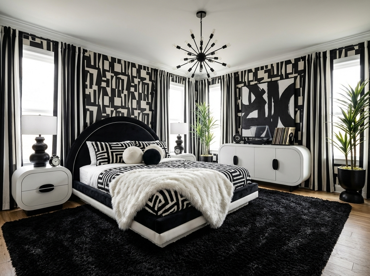 Vintage Retro bedroom